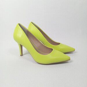 I.N.C International Concepts Zitah Neon Yellow Pump In Womens Size 5 M